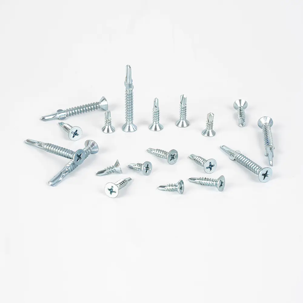 Phillips Flat Head Self-Drilling Screws